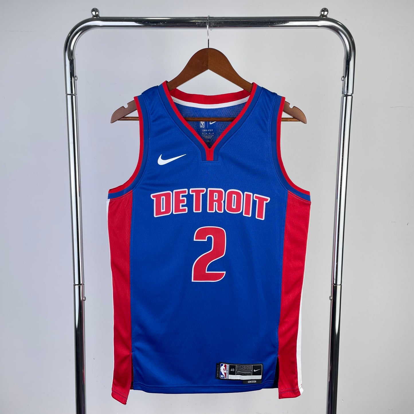 Detroit Pistons Cade Cunningham Icon Edition Jersey #2