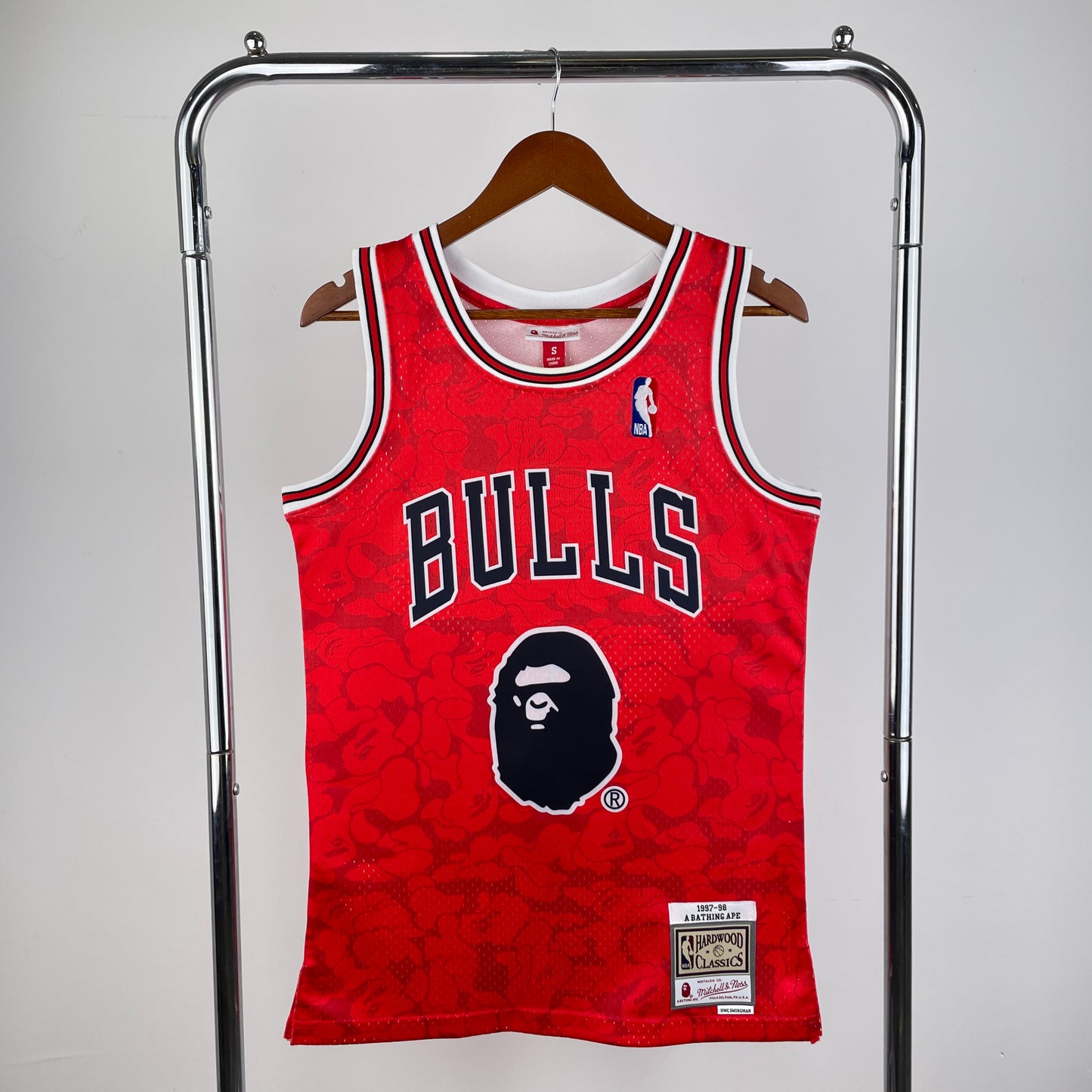 Chicago Bulls Bape X M&N Edition Jersey #93