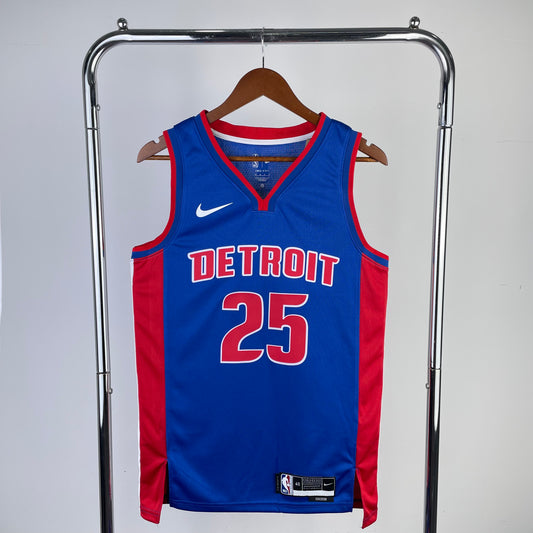 Detroit Pistons Derrick Rose Icon Edition Jersey #25