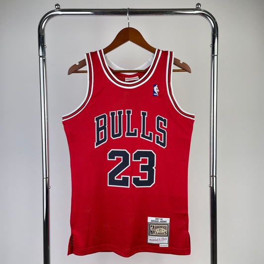 Chicago Bulls Michael Jordan M&N Red Edition Jersey #23