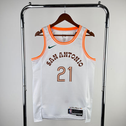 San Antonio Spurs Tim Duncan City Edition Jersey #21