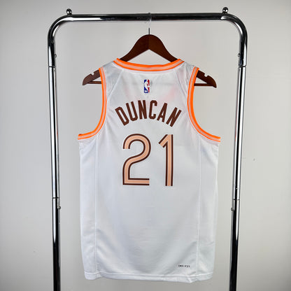 San Antonio Spurs Tim Duncan City Edition Jersey #21