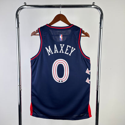 Philadelphia 76ers Tyreese Maxey City Edition Jersey #0