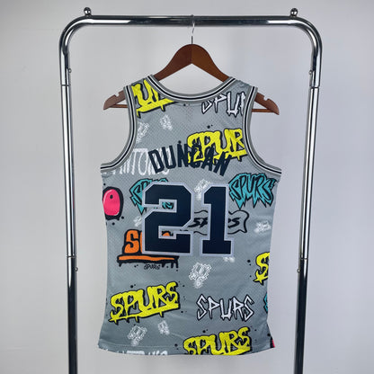 San Antonio Spurs Tim Duncan Mitchell&Ness Edition Jersey #21