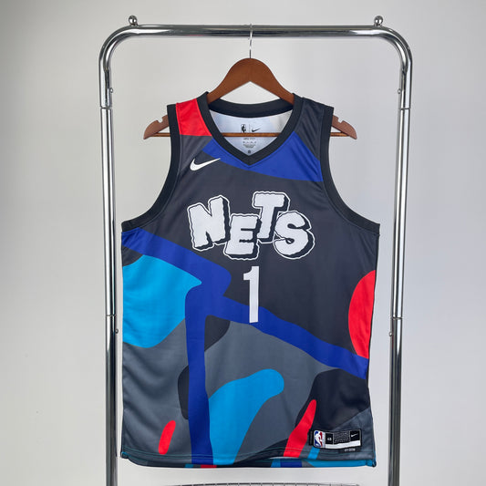 Brooklyn Nets Mikal Bridges City Edition Jersey #1