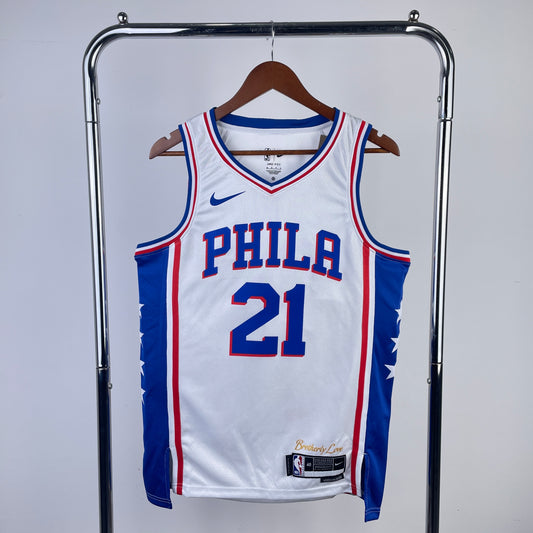 Philadelphia 76ers Joel Embiid Association Edition Jersey #21