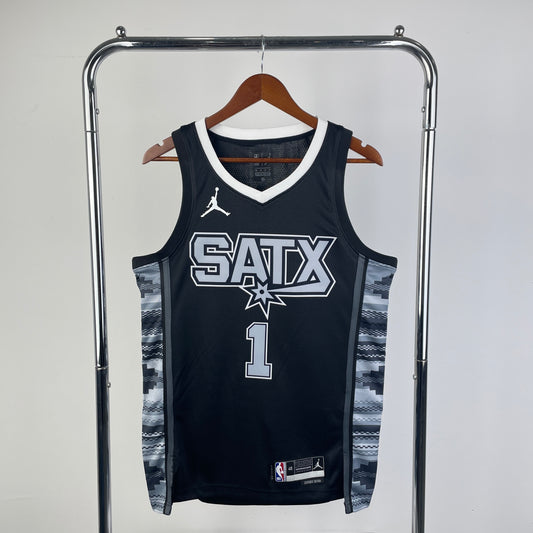 San Antonio Spurs Victor Wembanyama Statement Edition Jersey #1