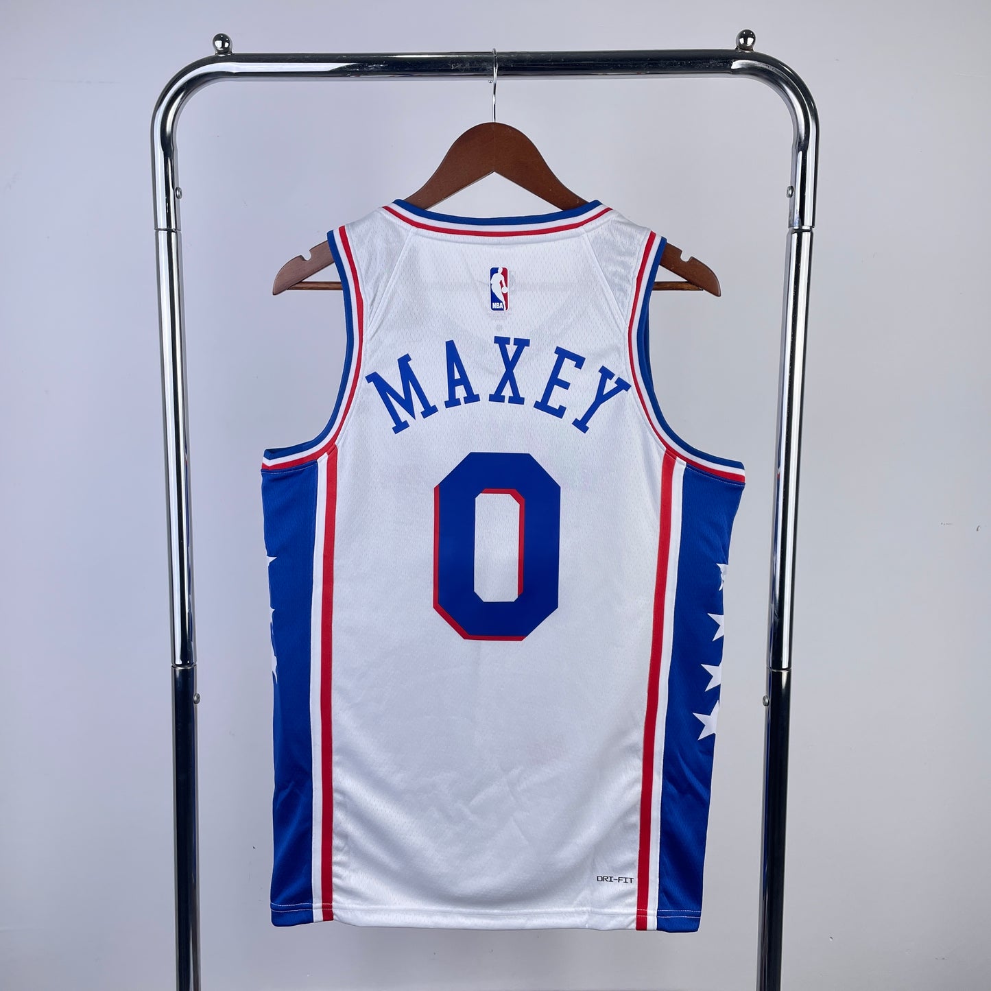 Philadelphia 76ers Tyreese Maxey Association Edition Jersey #0