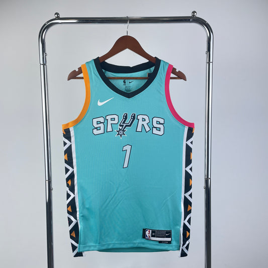 San Antonio Spurs Victor Wembanyama City Edition Jersey #1