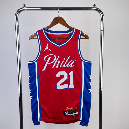 Philadelphia 76ers Joel Embiid Statement Edition Jersey #21