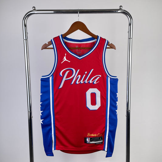 Philadelphia 76ers Tyreese Maxey Icon Edition Jersey #0