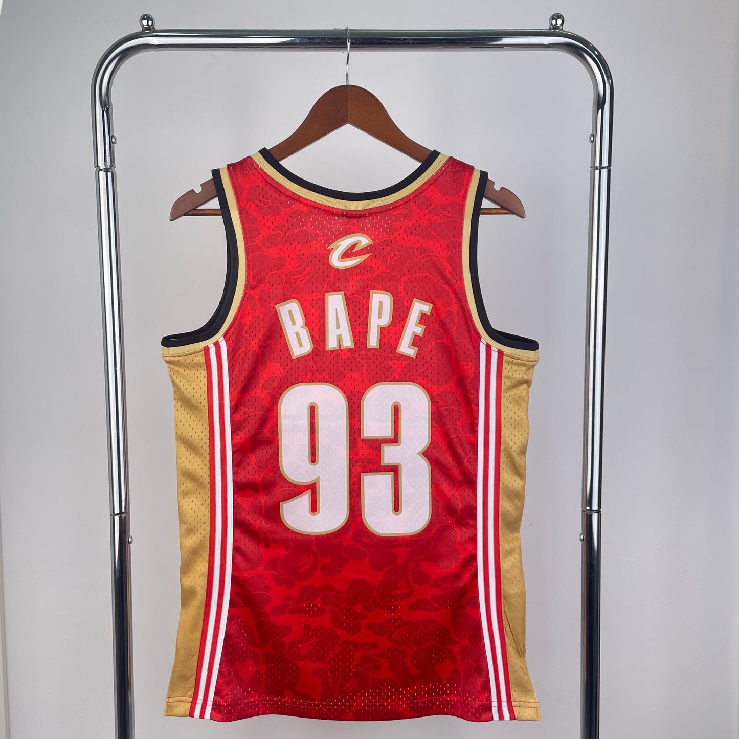 Cleveland Cavaliers LeBron James Bape X M&N Edition Jersey #93