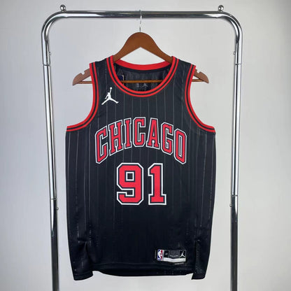 Chicago Bulls Dennis Rodman Statement Edition Jersey #91