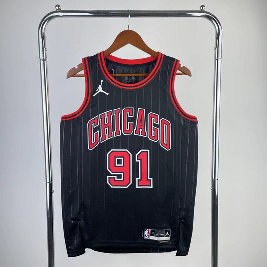 Chicago Bulls Dennis Rodman Statement Edition Jersey #91