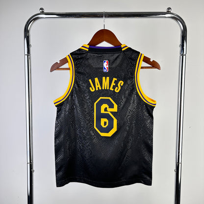 Los Angeles Lakers LeBron James Snakeskin Jersey #6 #23