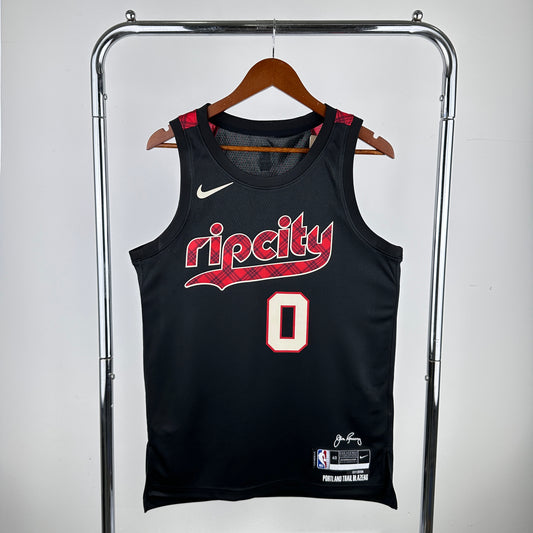 Portland Trail Blazers Damian Lillard City Edtition Jersey #0