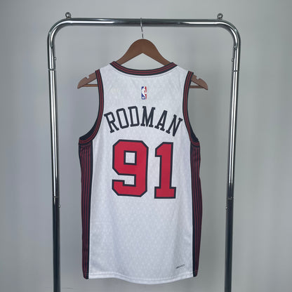 Chicago Bulls Dennis Rodman City Edition Jersey #91