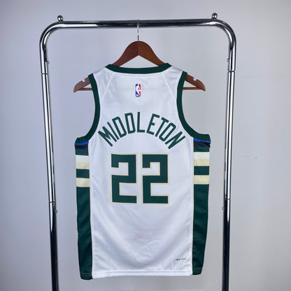 Milwaukee Bucks Chris Middleton Association Edition Jersey #22