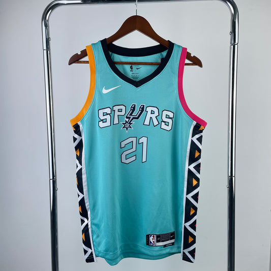 San Antonio Spurs Tim Duncan City Edition Jersey #21