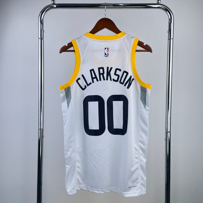 Utah Jazz Jordan Clarkson Association Edition Jersey #00