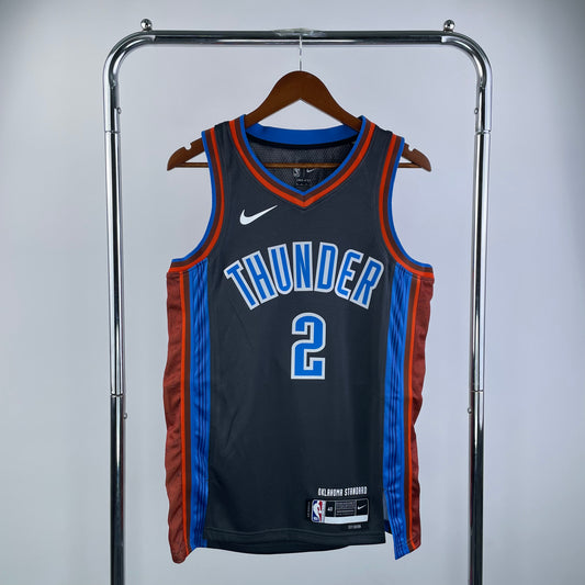 Oklahoma City Thunder Shai Gilgeous-Alexander City Edition Jersey #2