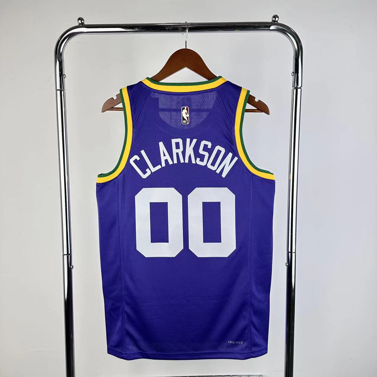 Utah Jazz Jordan Clarkson Classic Edition Jersey #00