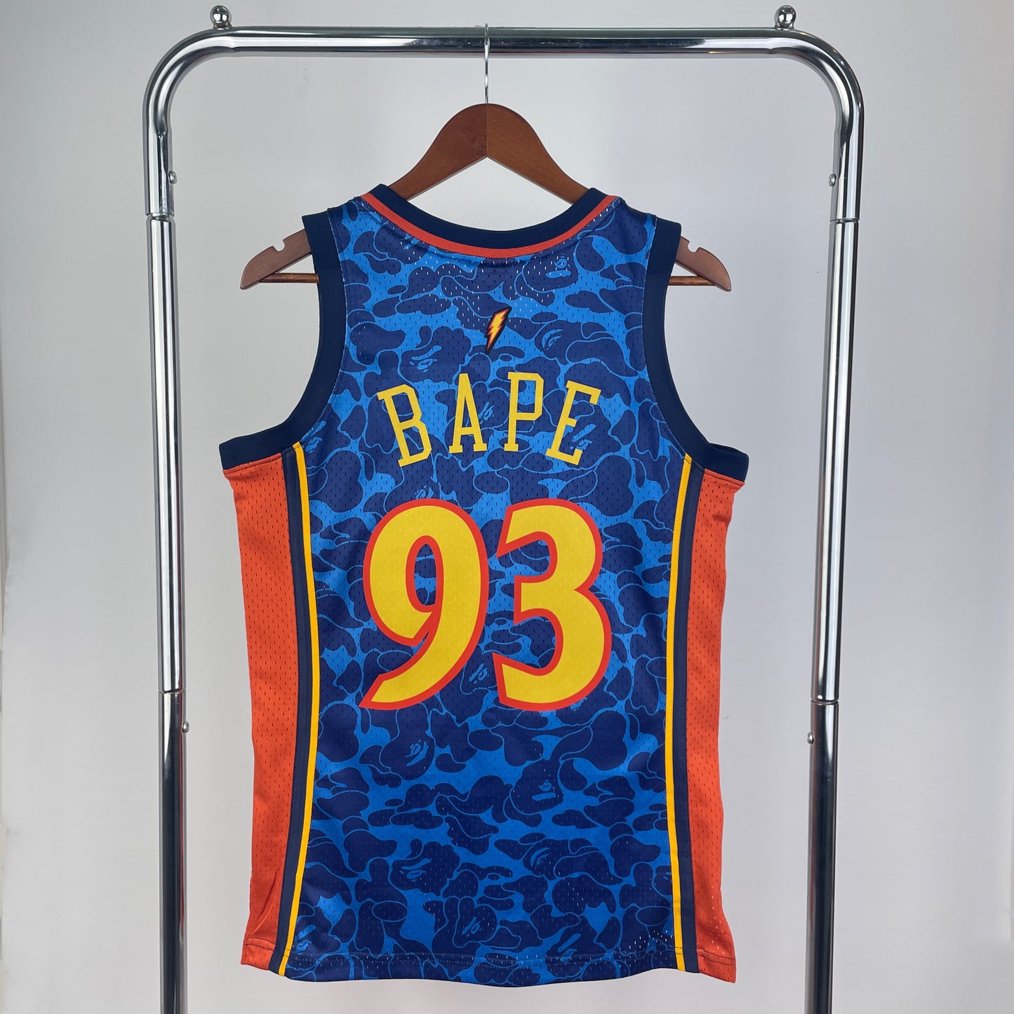 Golden State Warriors Bape x Mitchell&Ness Edition Jersey #93