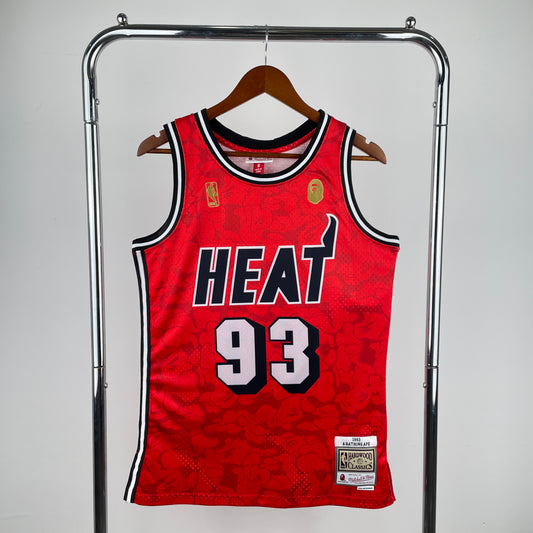 Miami Heat Bape X Mitchell&Ness Edition Jersey #93