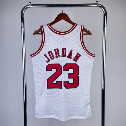 Chicago Bulls Michael Jordan M&N White Edition Jersey #23