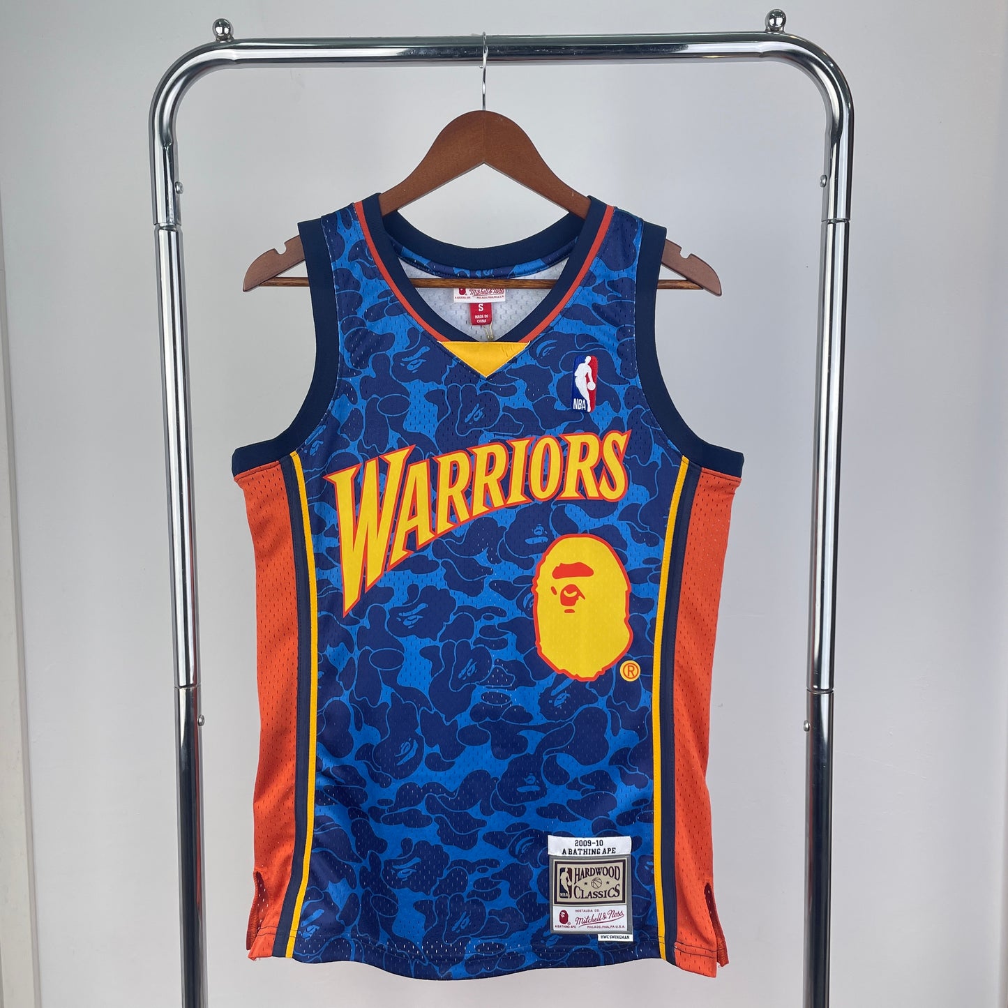 Golden State Warriors Bape x Mitchell&Ness Edition Jersey #93