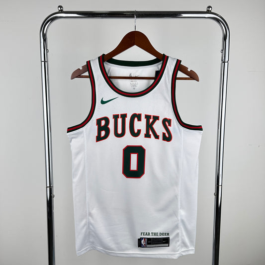 Milwaukee Bucks Damian Lillard Jersey #0