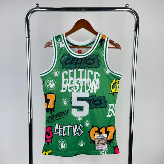 Boston Celtics Kevin Garnett Graffiti Edition Jersey #5