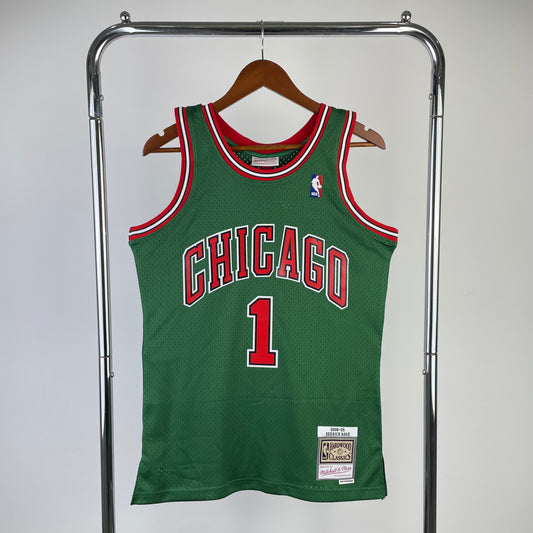 Chicago Bulls Derrick Rose 08-09 M&N Edition Jersey #1