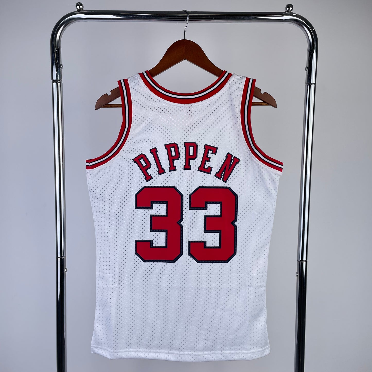 Chicago Bulls Scottie Pippen M&N White Edition Jersey #33