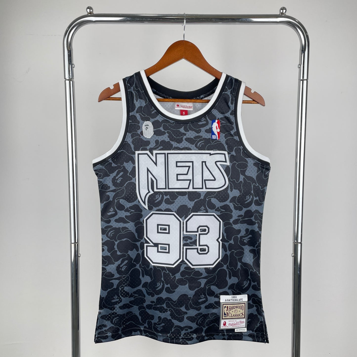 Brooklyn Nets Bape X M&N Edition Jersey #93