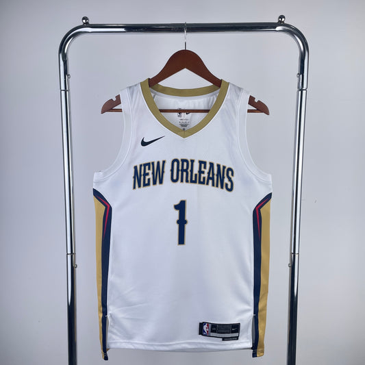 New Orleans Pelicans Zion Williamson Association Edition Jersey #1