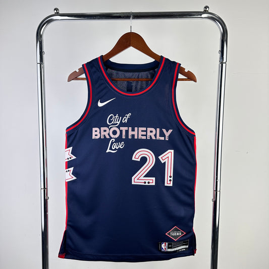 Philadelphia 76ers Joel Embiid City Edition Jersey #21