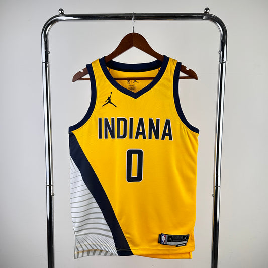 Indiana Paces Tyrese Haliburton Statement Edition Jersey #0