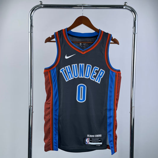 Oklahoma City Thunder Russell Westbrook City Edition Jersey #0