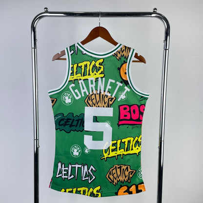 Boston Celtics Kevin Garnett Graffiti Edition Jersey #5
