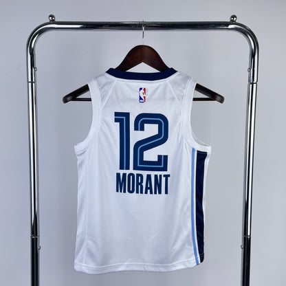 Memphis Grizzlies Ja Morant Kids Jersey #12