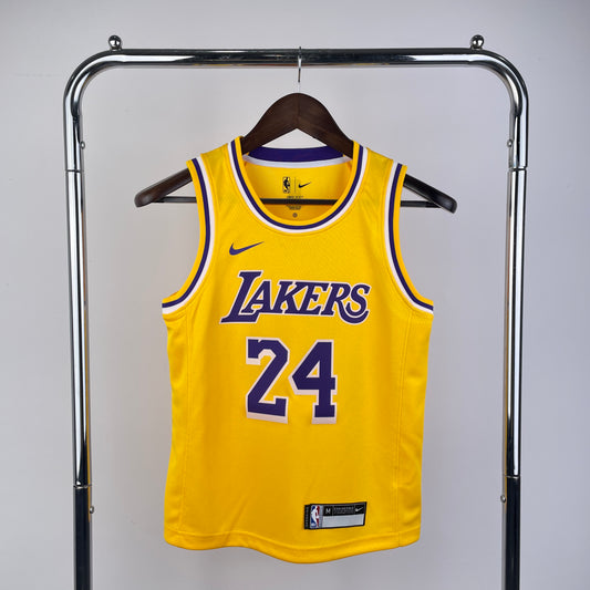 Los Angeles Lakers Kobe Bryant kids jersey #24