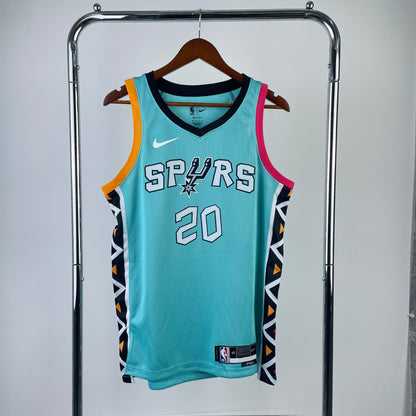 San Antonio Spurs Manu Ginobili City Edition Jersey #20