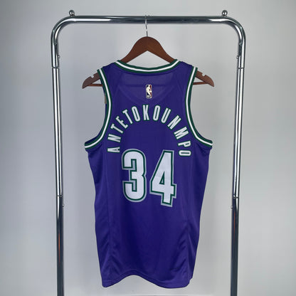 Milwaukee Bucks Giannis Antetokounmpo Classic Edition Jersey #34
