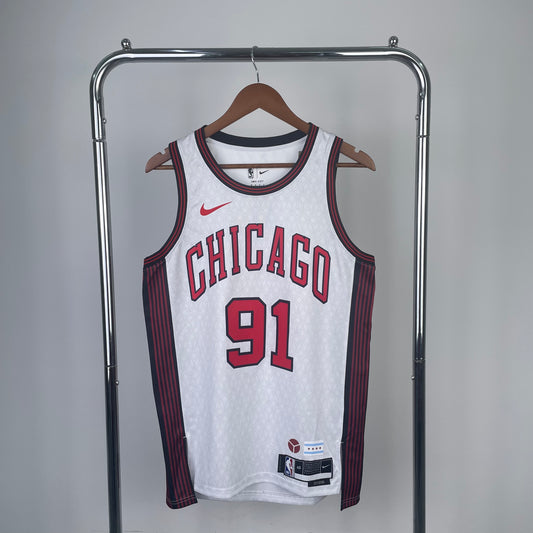 Chicago Bulls Dennis Rodman City Edition Jersey #91