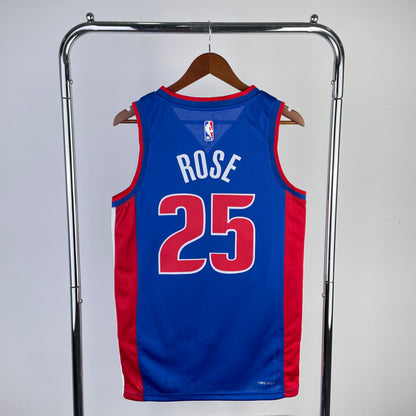 Detroit Pistons Derrick Rose Icon Edition Jersey #25