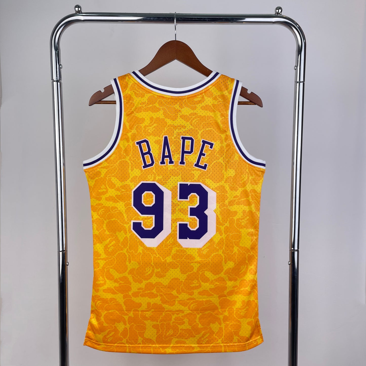 Los Angeles Lakers Bape X Mitchell&Ness Jersey #93