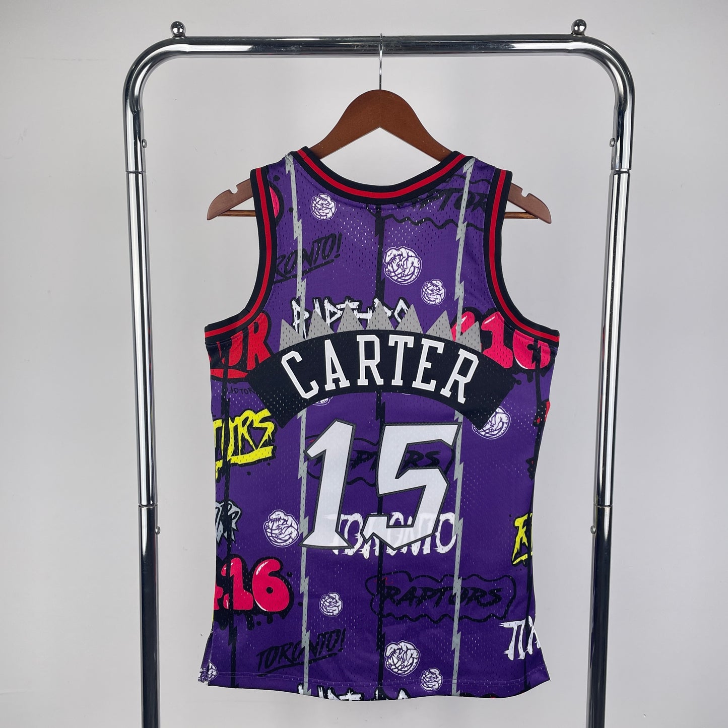 Toronto Raptors Vince Carter Graffiti X M&N Edition jersey #15