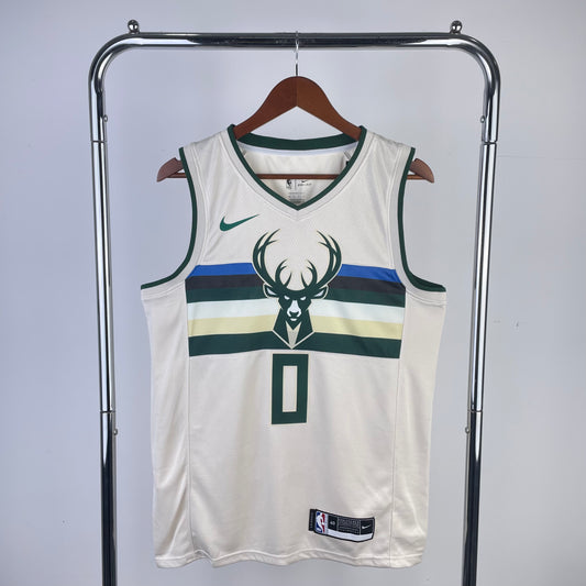 Milwaukee Bucks Damian Lillard Jersey #0