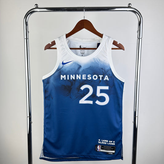 Minnesota Timberwolves Derrick Rose City Edition Jersey #25